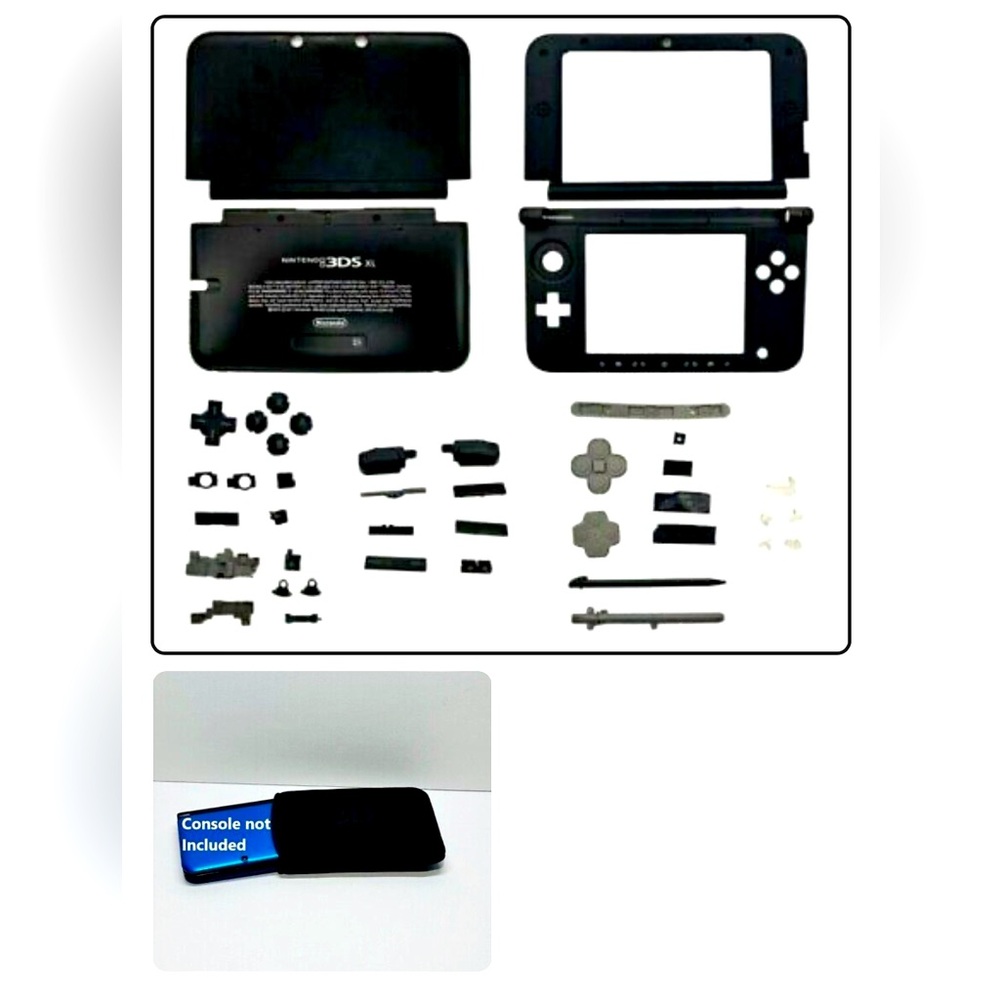 Full Housing Shell for Nintendo 3DS XL Replacement System BLACK